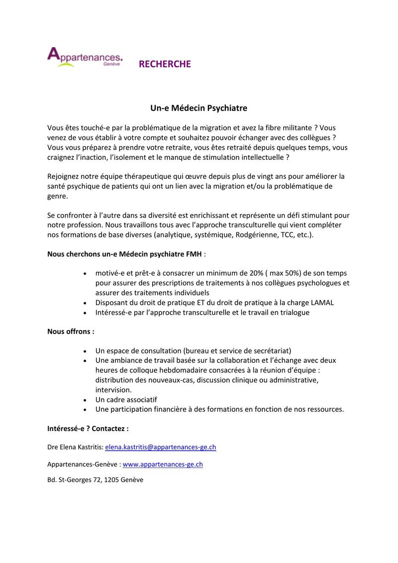 Médecin Psychiatre