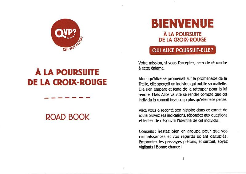 Jeu de piste version famille — À la poursuite de la Croix-Rouge