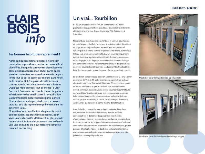 Info du mois de juin 2021