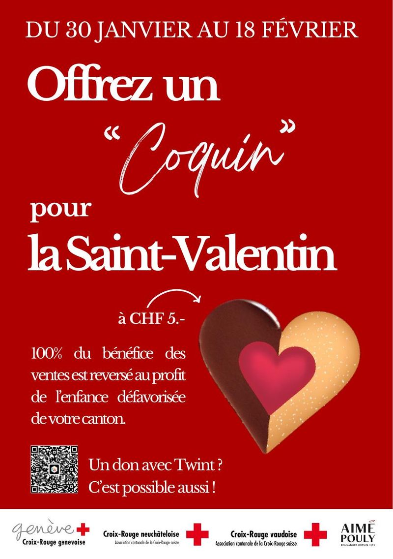 Coquins pour la Saint-Valentin — Croix-Rouge Genevoise