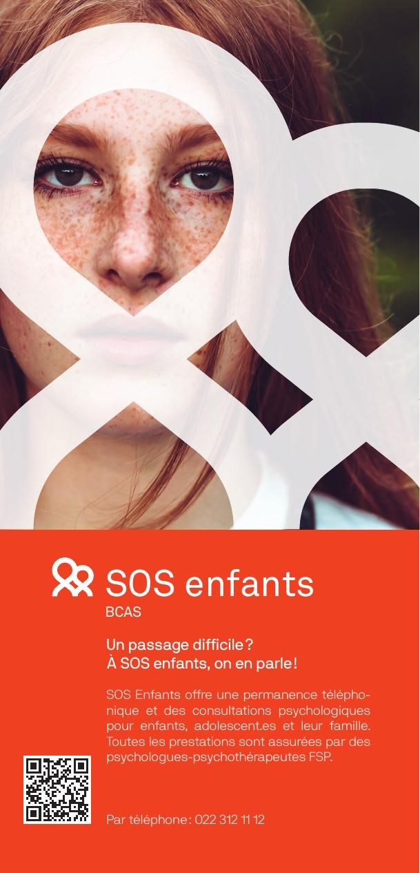 SOS Enfants BCAS - Service d'aide psychologique pour enfants, adolescents et familles