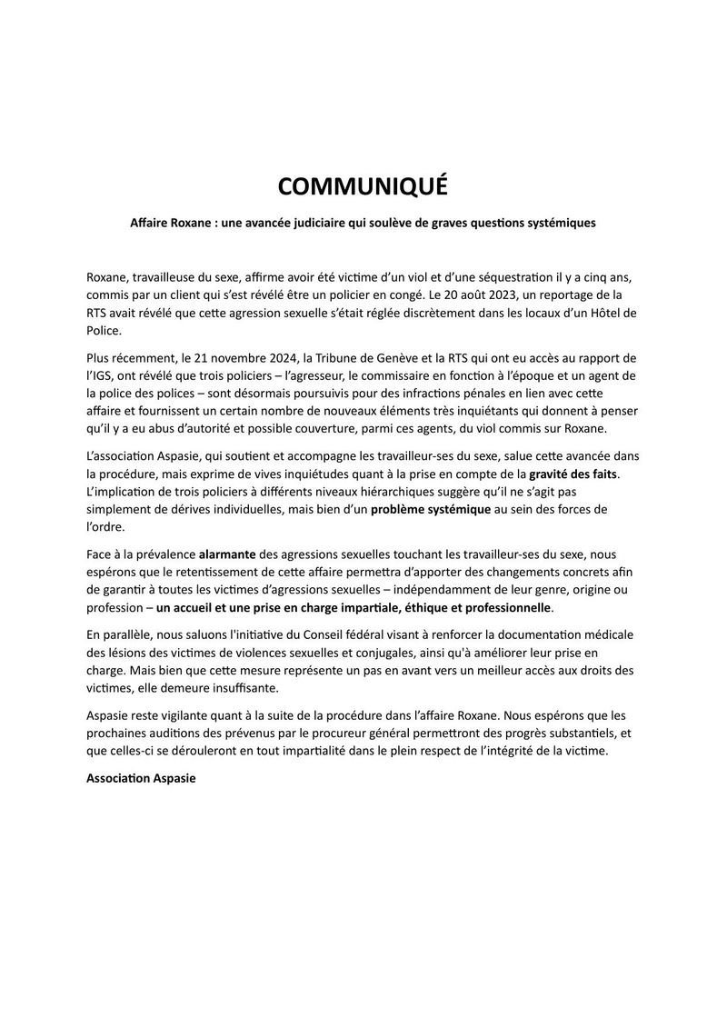 Affaire Roxane : une avancée judiciaire qui soulève de graves questions systémiques