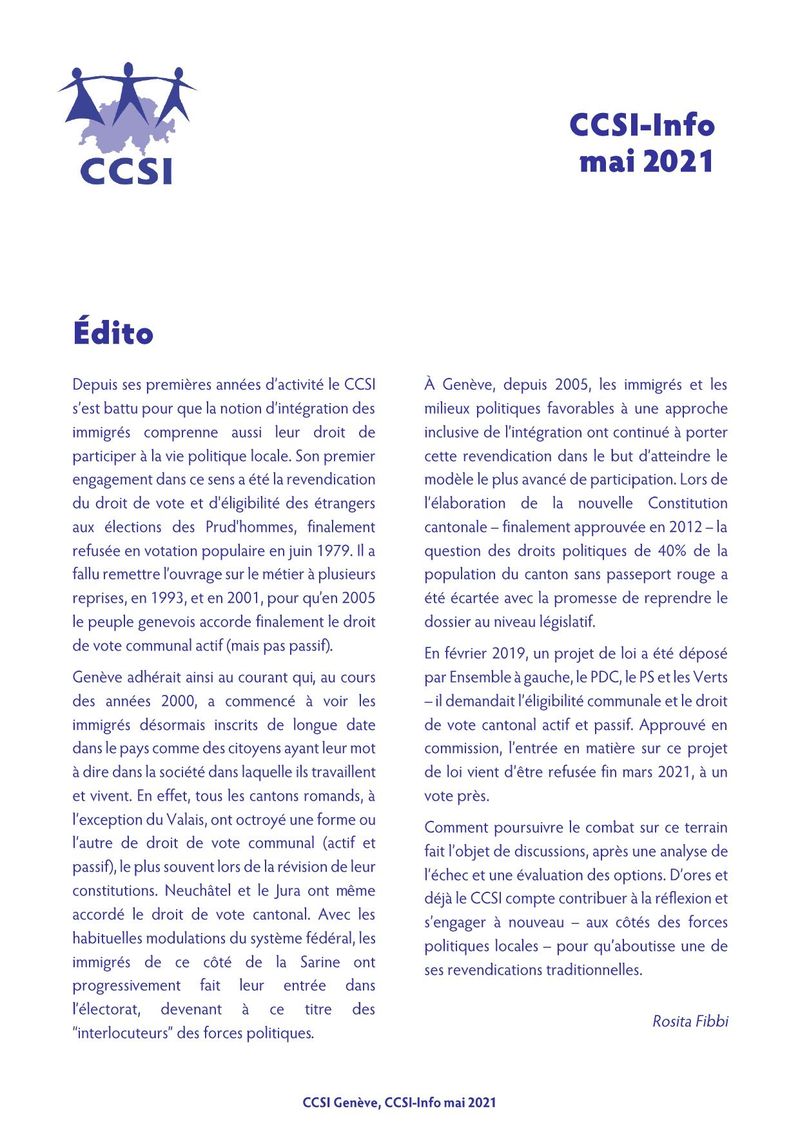 CCSI-Info mai 2021