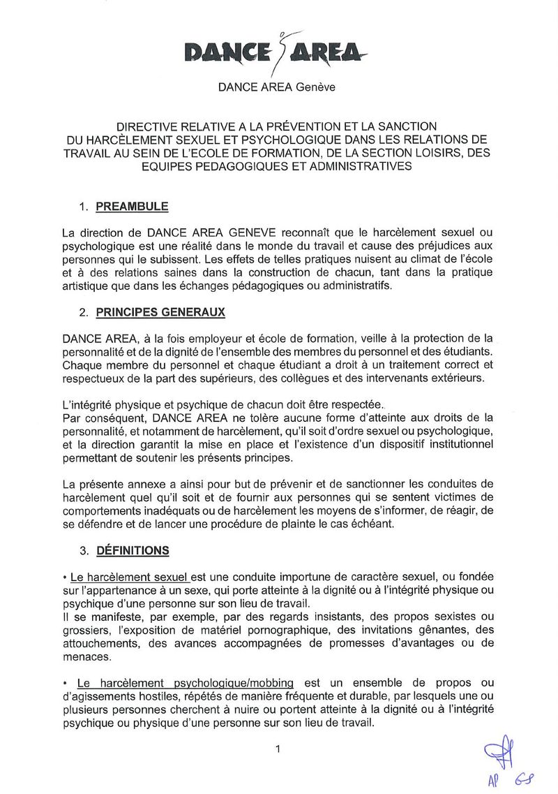 Charte éthique